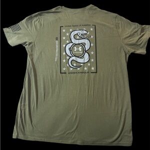 Under Armour XXL NWT USA Men's Olive T-Shirt
